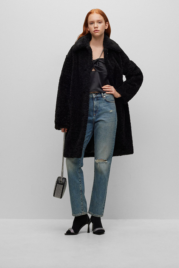 ΜΠΛΟΥΖΑ TOP HUGO - 001 ΜΑΥΡΟ